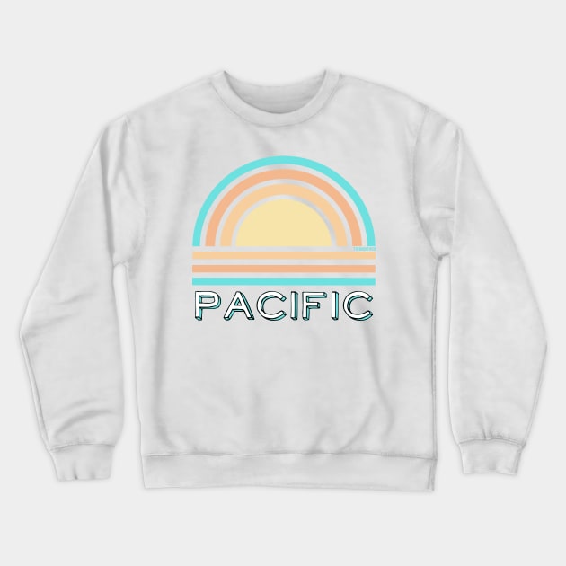 Pacific Coast Crewneck Sweatshirt by TheBadNewsB